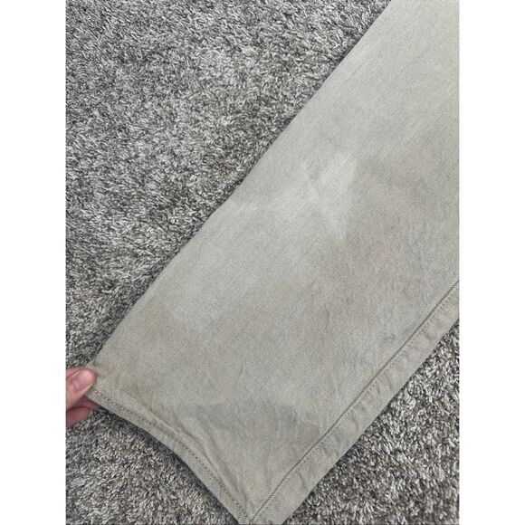 Levi’s 501 Straight Leg White Oak Cone Denim Men’s 33X34 Tan Khaki Button Fly - Picture 11 of 11